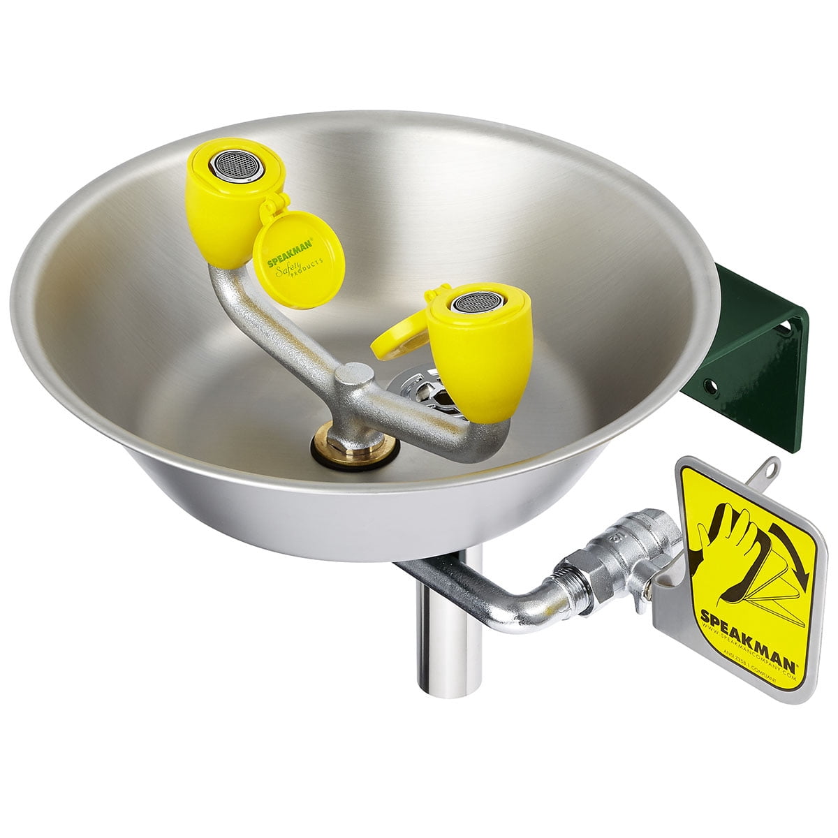 Speakman Se-582-Pt Wall Mount Eye Wash Station - Stainless Steel