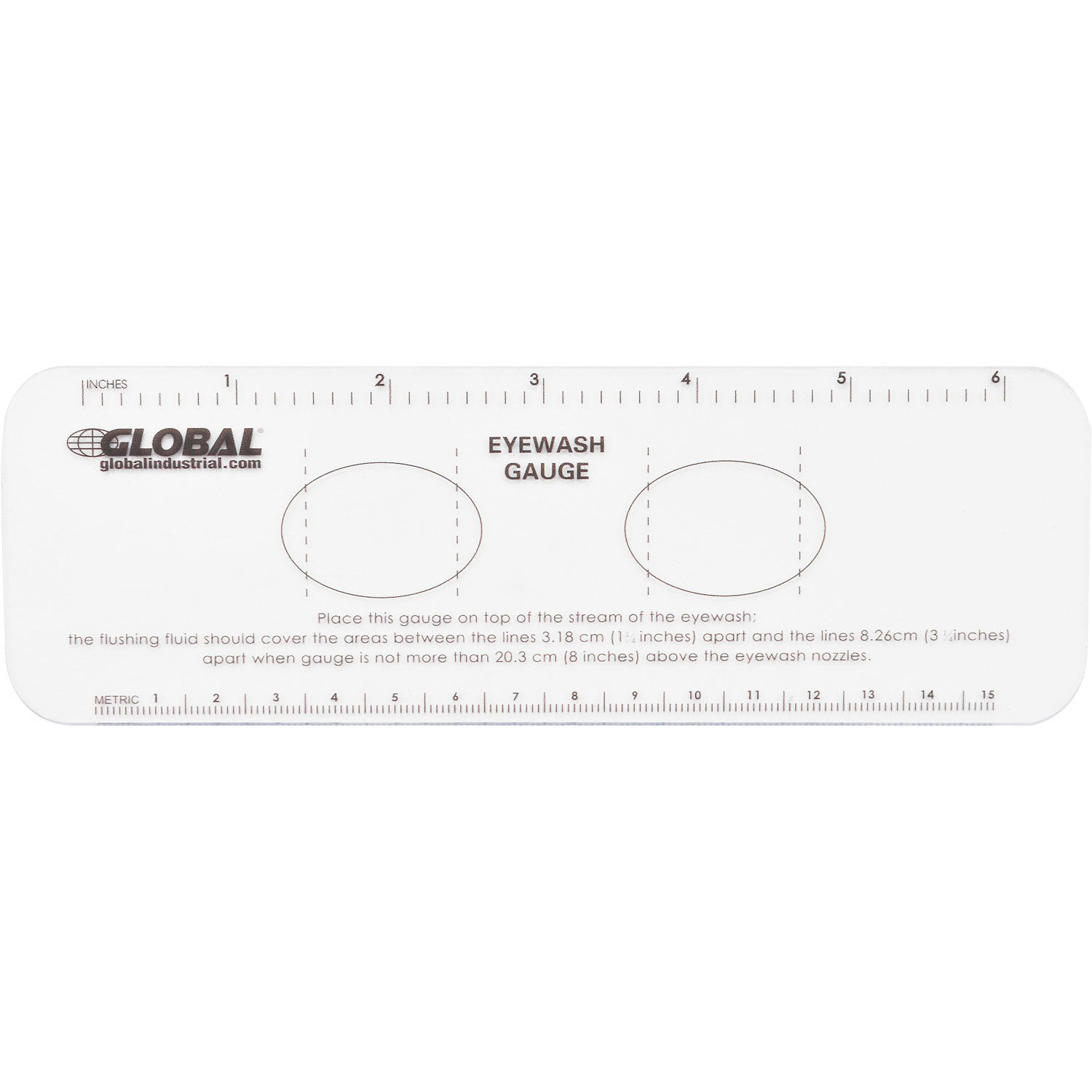 Speakman Se-952 Plastic Eyewash Gauge