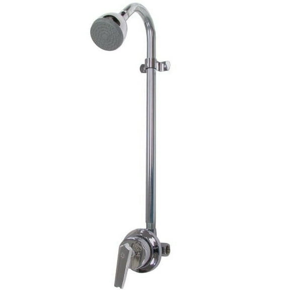 Speakman Sentinel Mark II Exposed Outdoor Industrial Shower, Polished Chrome