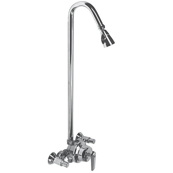 Speakman Sentinel Mark II Exposed Outdoor Industrial Shower, Polished Chrome