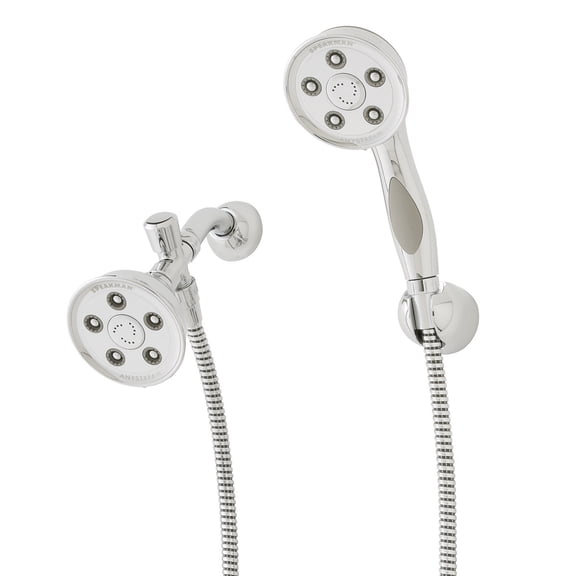 Speakman VS-113014 Caspian Anystream 2.5 GPM Handheld Shower and Shower Head Combo, Polished Chrome