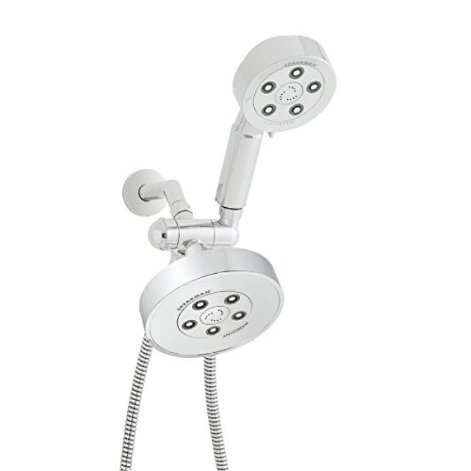 Elegant Chrome Dual Shower System with Pulse Multi-Head Handheld