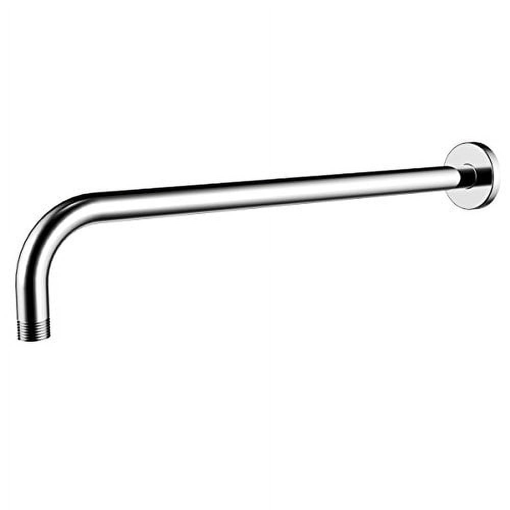 12-Inch Polished Chrome Wall-Mounted Shower Arm