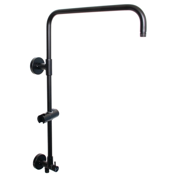 Speakman WS-3005-MB Showerslide 5 Riser, Matte Black