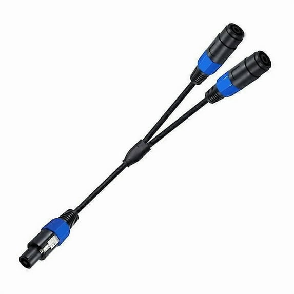 Speakon Splitter Cable Speak-on Break Out Cable Speakon Male to Dual Female Cable