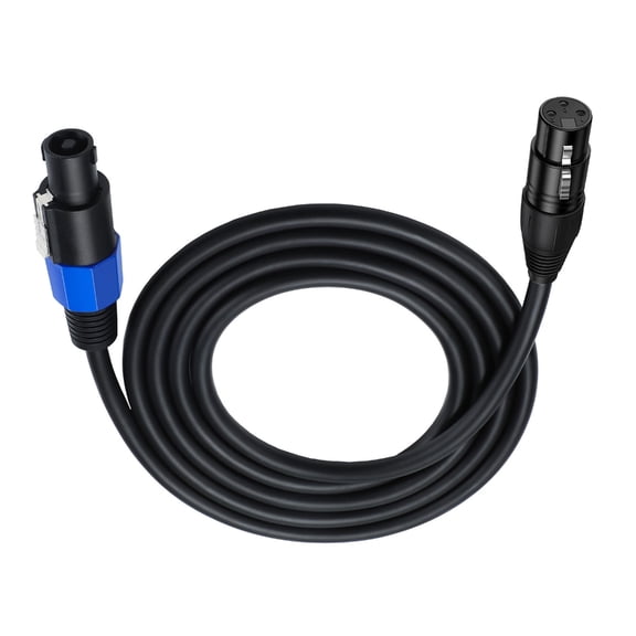Speakon to XLR Female Cable Speakon Plug Male to XLR Female Extension Cable with Twist Lock for Studio Microphone