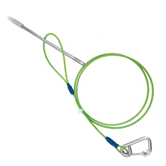 Spear Fishing Fish Stringer Fish Needle Hook Stringer with Coated Stainless Steel Cable For Saltwater Freshwater