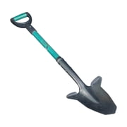 Spear Head Spade 40 in Fiberglass D-Handle Pointed Digging Shovel, Teal
