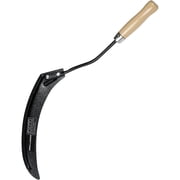 Spear & Jackson Little Giant Scythette Grass Hook, Heavy Duty Garden Tool, Sharp Curved Blade, Wooden Handle, Cut and Clear Grass Weeds and Overgrowth