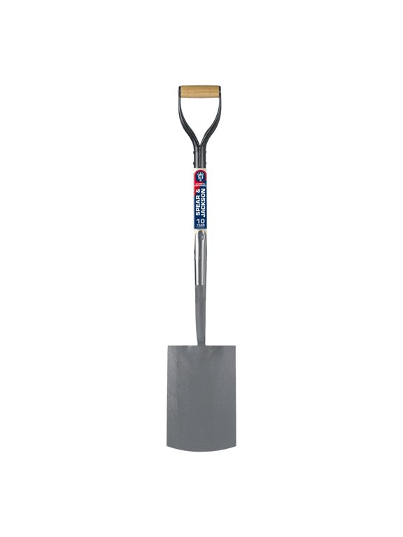 Neverbend Professional Digging Spade Heavy-Duty Forged Carbon Steel Garden Spade for Tough Soil and Precision Digging
