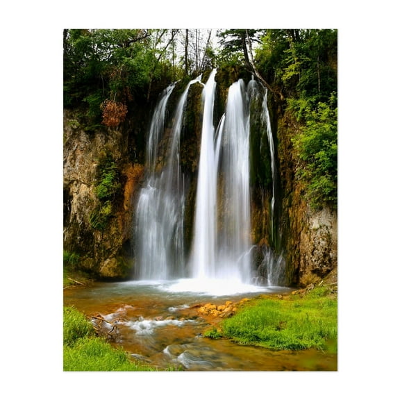 Spearfish Falls - South Dakota Photography Unframed Wall Art Print 8 x 10 inches