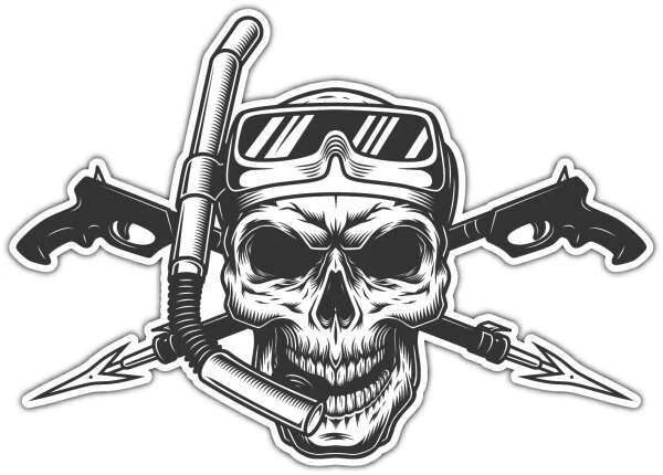 Scuba Diver Evolution Car Decal | Window Sticker