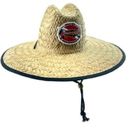 Spearfishing World Straw Sun Hat 100% Natural Fiber Lifeguard Style