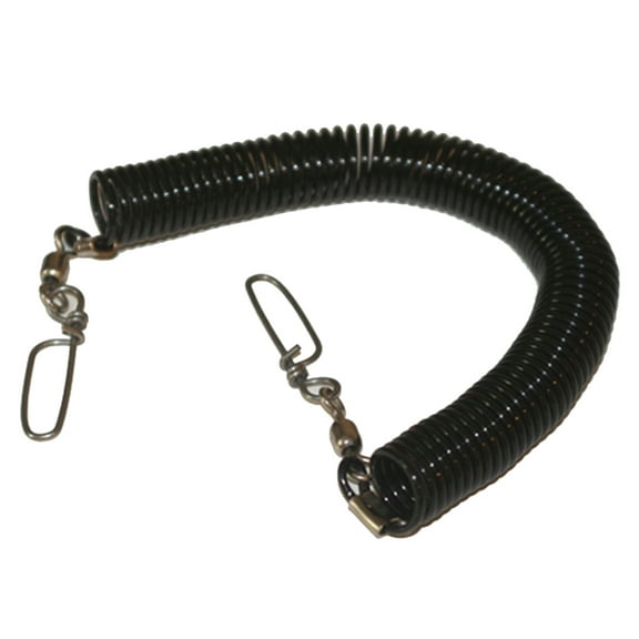 20FT Speargun Auto Coil - Self-Coiling Spearfishing Line with Stainless Steel Tuna Clip and Durable Shock Cord