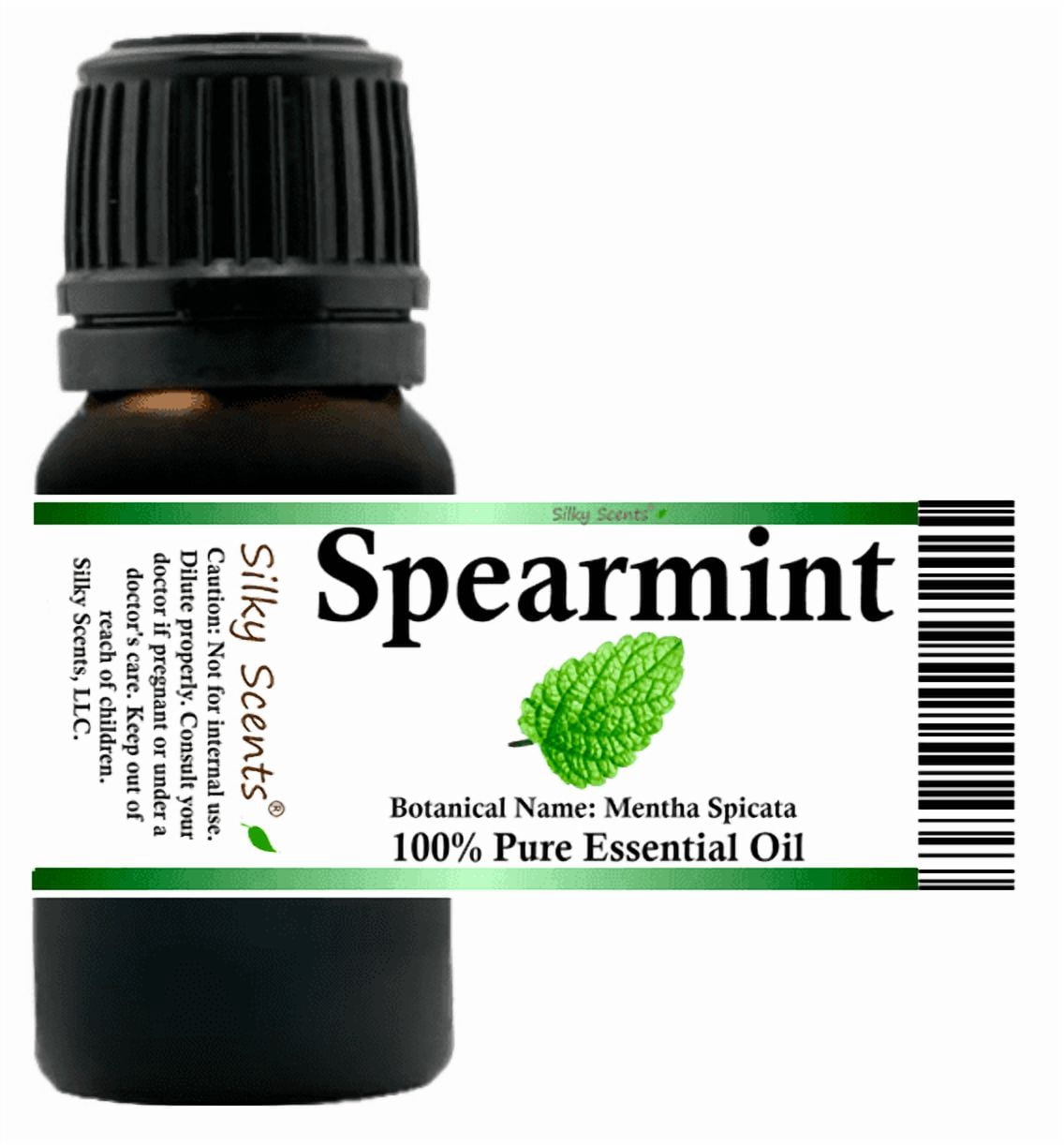Spearmint Essential Oil 1 fl oz (30 ml) - 100% Pure and Natural by Silky Scents