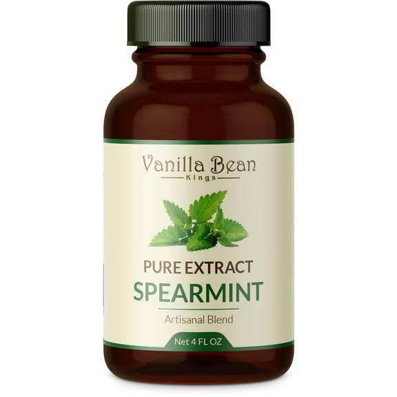 Spearmint Extract for Baking and Flavoring - 4 OZ - Natural Flavors for Baked Goods, Desserts, & Cooking