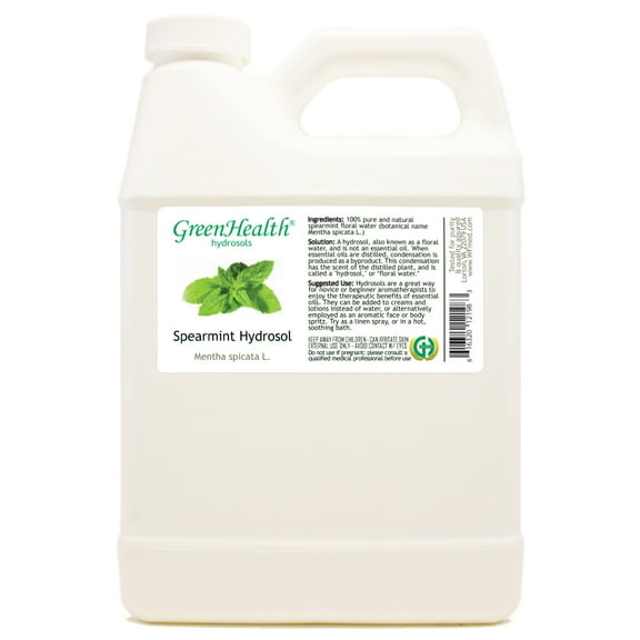 Spearmint Hydrosol - 32 fl oz - White Plastic Jug w/ Cap