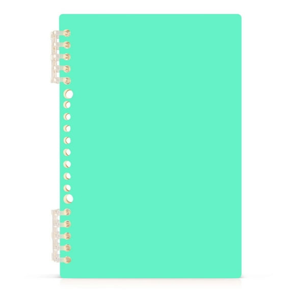 Spearmint Notebooks 1-subject Journal 60 Sheets A5 College Ruled Paper Detachable Ring 8.3"x5.7"