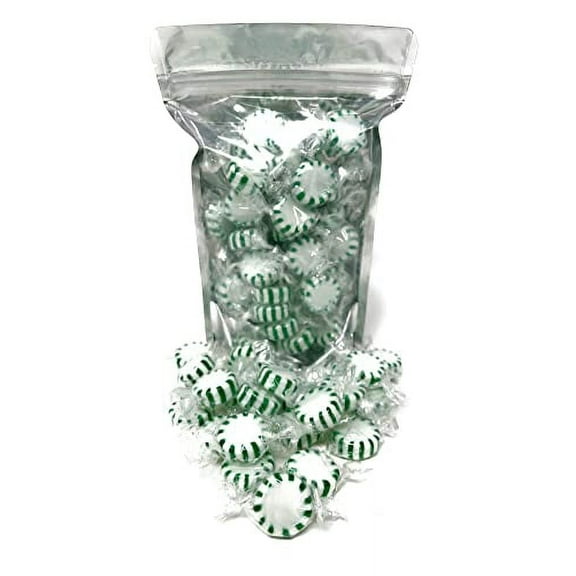 Spearmint Starlight Mints – Classic Hard Candy Disks, Individually Wrapped (1 lb)