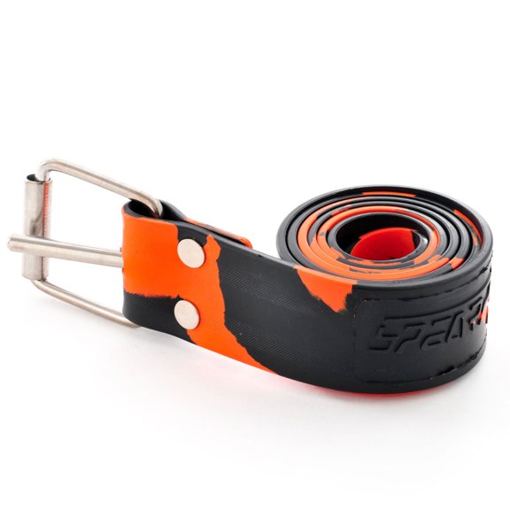Spearpro Marseillaise 4mm Rubber Weight Belt - Black/Orange