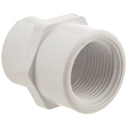 Spears 430 Series PVC Pipe Fitting, Coupling, Schedule 40, 3/4 x 1/2 NPT Female 3/4 x 1/2