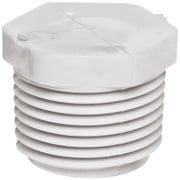 Spears 450 Series PVC Pipe Fitting, Plug, Schedule 40, 3/4 NPT Male