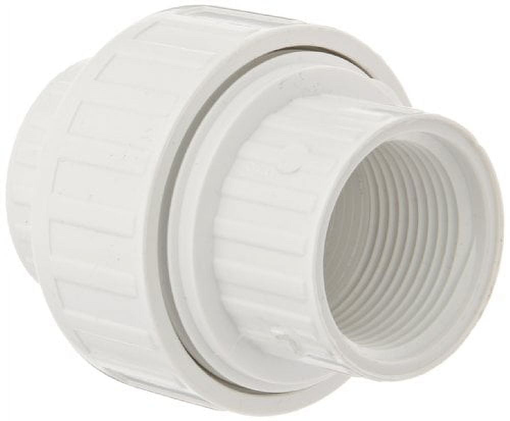 Spears 498 Series PVC Pipe Fitting, Union with EPDM O-Ring, Schedule 40 ...