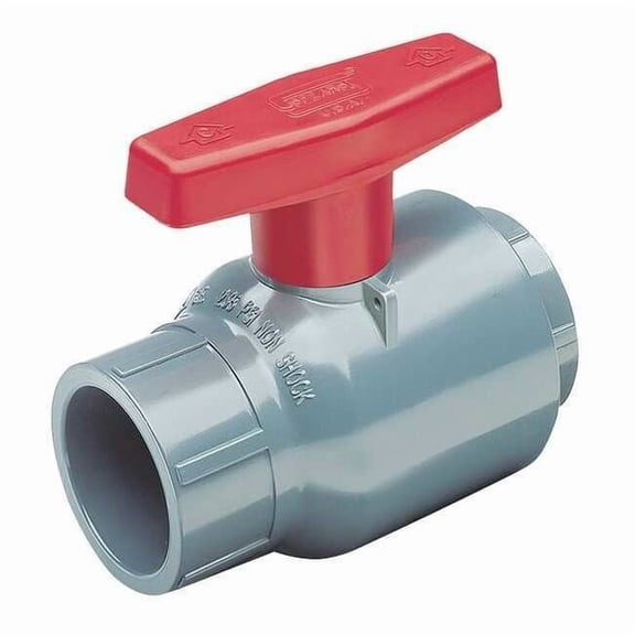 3/4" Socket CPVC Compact Ball Valve Inline 2132-007C