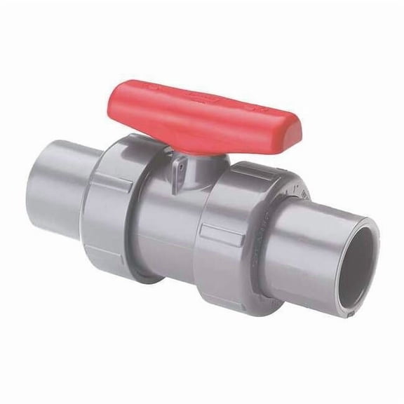 1/2" Socket CPVC Ball Valve Inline 3632R-005C