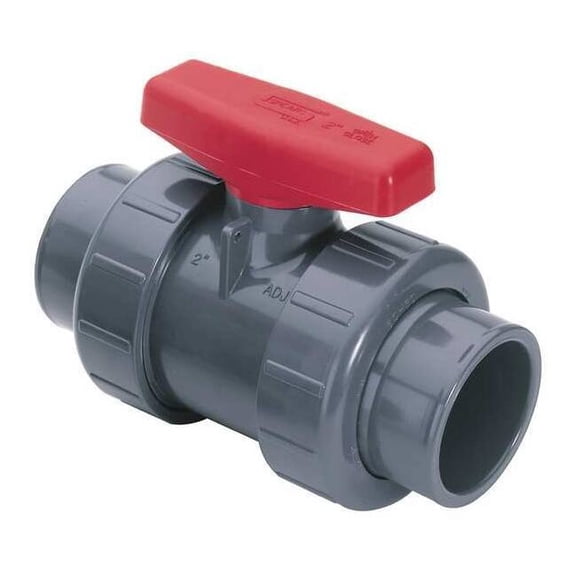 3/4" Socket x FNPT PVC Ball Valve Inline 3629-007