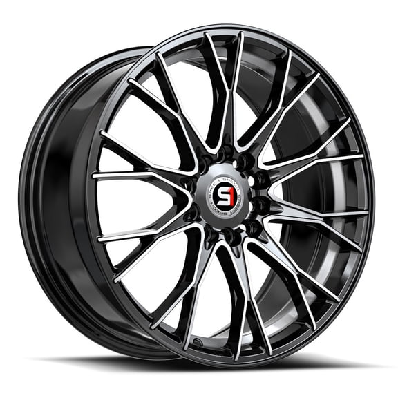 Spec-1 SP-59 4x100/4x114.3 18x8 +38 Gloss Black & Machined & Undercut