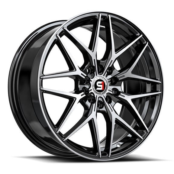 Spec-1 SP-60 4x100/4x114.3 18x8 +38 Gloss Black & Machined