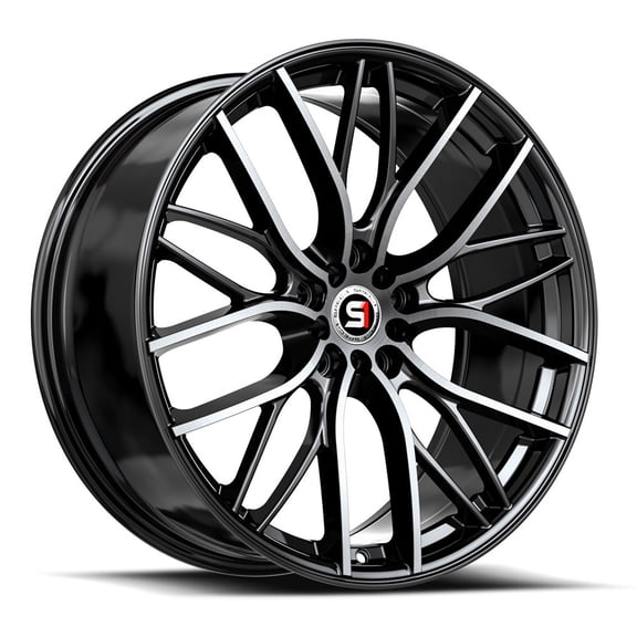 Spec-1 SP-61 4x100/4x114.3 18x8 +38 Gloss Black & Machined
