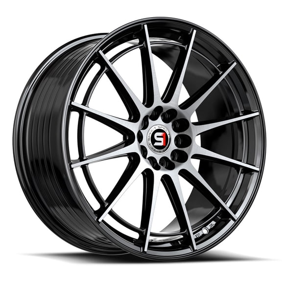 Spec-1 SP-64 4x100/4x114.3 18x8 +34 Gloss Black & Machined