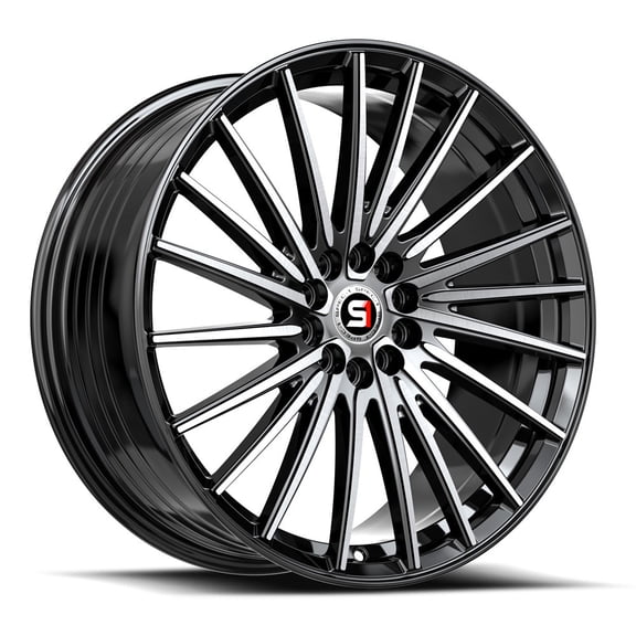 Spec-1 SP-68 4x100/4x114.3 18x8 +38 Gloss Black & Machined