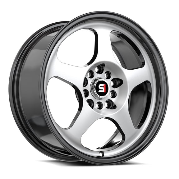 Spec-1 SPT-36 5x100/5x114.3 16x7 +30 Gloss Black & Machined