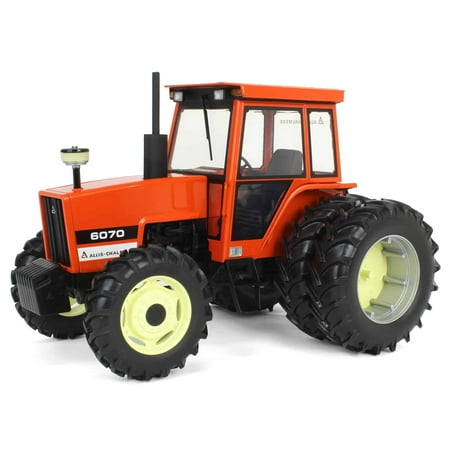 Allis Chalmers 6070 Tractor with Cab and Dual Wheels Orange "Classic Series" 1/16 Diecast Model by SpecCast
