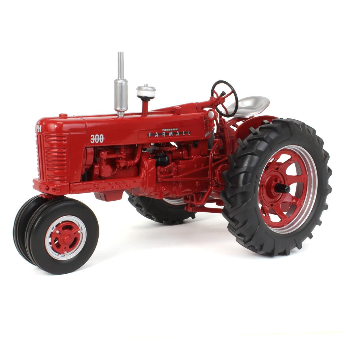 High Detail Red Diecast Farmall 300 Narrow Front Tractor Model