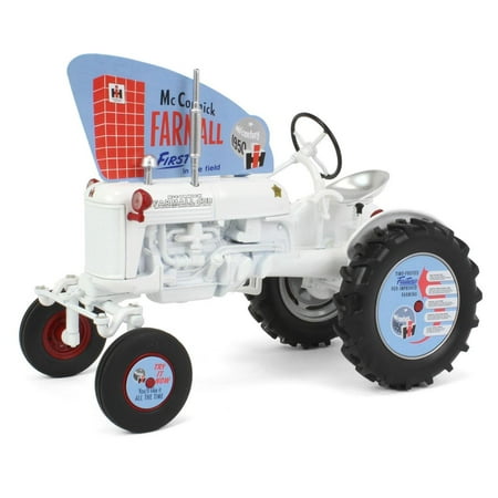 Spec Cast 1/16 High Detail International Harvester Farmall Cub White Demonstrator Tractor Cust-2024 ZJD1907