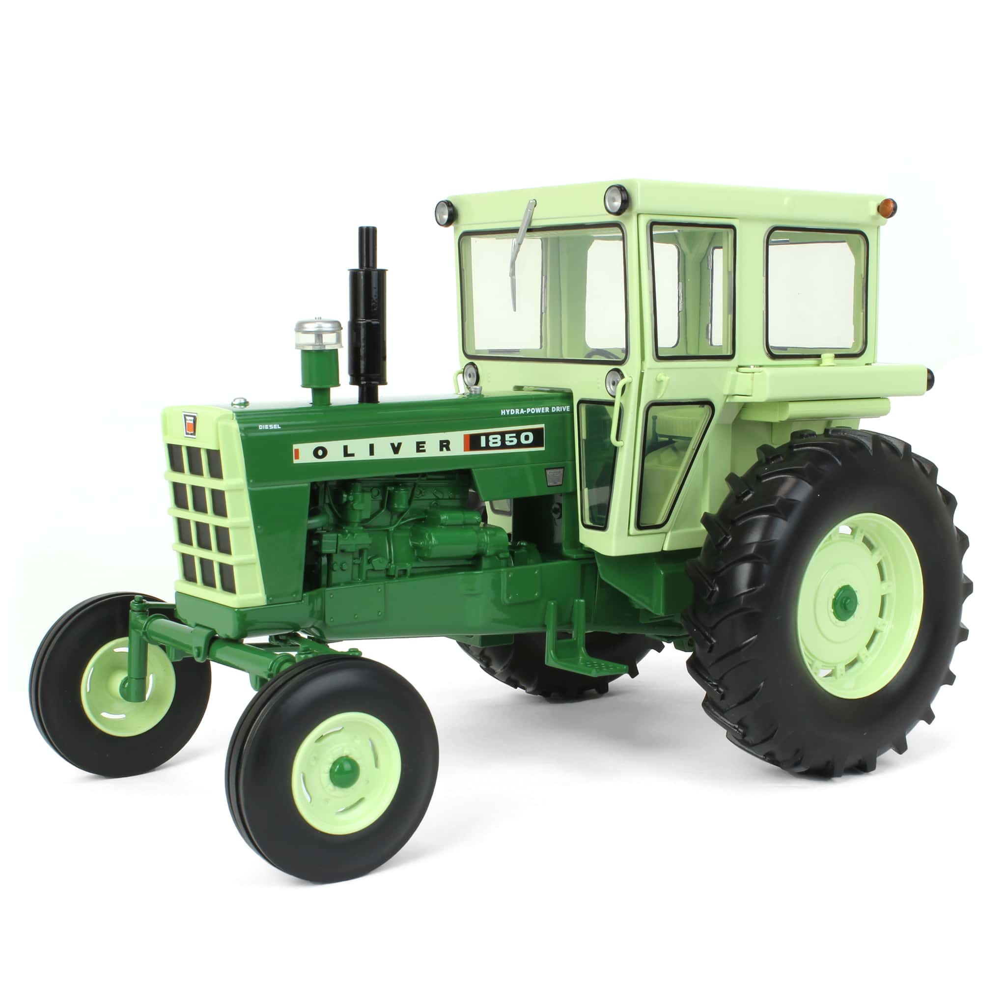 1/16 Green and Light Green Die-Cast Metal Farm Tractor Model