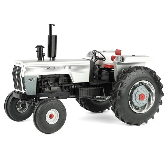 White 2-150 Open Station Wide Front Tractor Silver Metallic "Classic Series" 1/16 Diecast Model by SpecCast