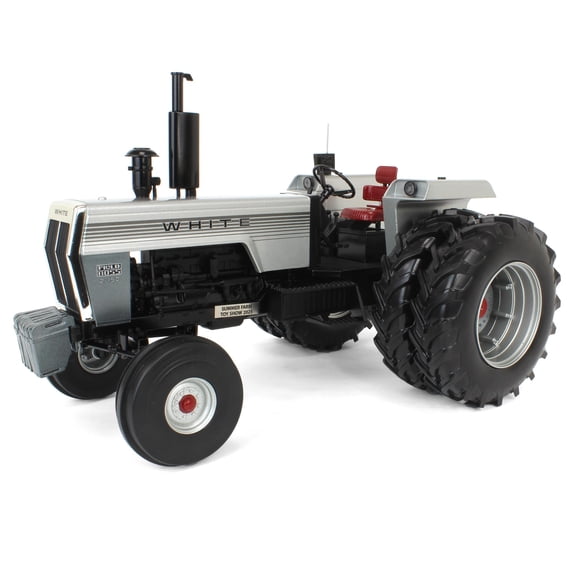 Spec Cast 1/16 White 2-150 Tractor with Rear Duals & Fender Radio, 2025 Summer Farm Toy Show Cust-2125