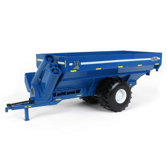 Kinze 1050 Grain Cart Soft-Tred Blue (Plastic) 1/32 Model by SpecCast