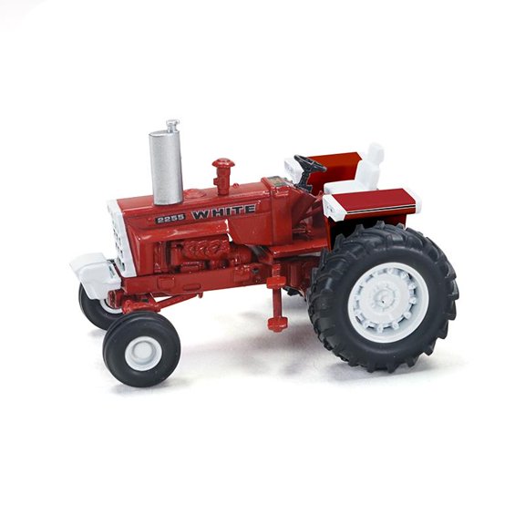 Spec Cast 1/64 White 2255 Open Station Tractor, Red SCT975