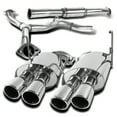 thumbnail image 1 of Spec-D Tuning 2.5" S/S Quad Tip Catback Exhaust System Compatible with 2008-2014 Subaru Impreza WRX Sti Sedan, 1 of 7