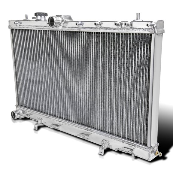 Spec-D Tuning 2 Core Dual Row Mt Aluminum Radiator Compatible with 2002-2007 Subaru Impreza Wrx/Sti