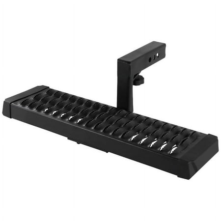 Spec-D Tuning 2" Receiver Rear Rugged Hitch Step Bar Bumper Guard Protection Aluminum W/6"Drop