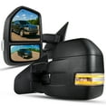 thumbnail image 1 of Spec-D Tuning [2015 Look] Power Heated Towing Mirrors w/ LED Signal Compatible with 2007-2014 Ford F150 Pickup Left + Right, 1 of 7