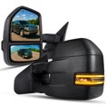 thumbnail image 1 of Spec-D Tuning [2015 Look] Power Heated Towing Mirrors w/ Smoke LED Signal Compatible with 2007-2014 Ford F150 Pickup Left + Right, 1 of 7