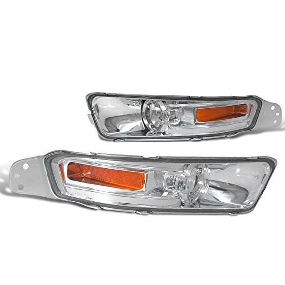 Spec-D Tuning 2LB-MST05-TM Ford Mustang Gt/ Base Euro Style Bumper Lights Chrome